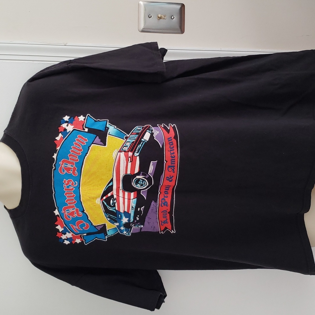 Vintage 2004 3 Doors Down Loud Proud  American Concert Shirt Size 2xl